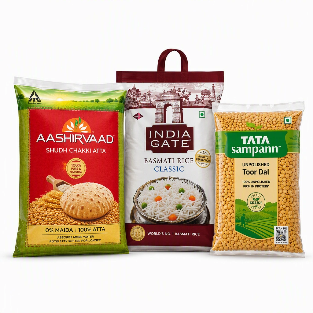 Atta, Rice & Grains